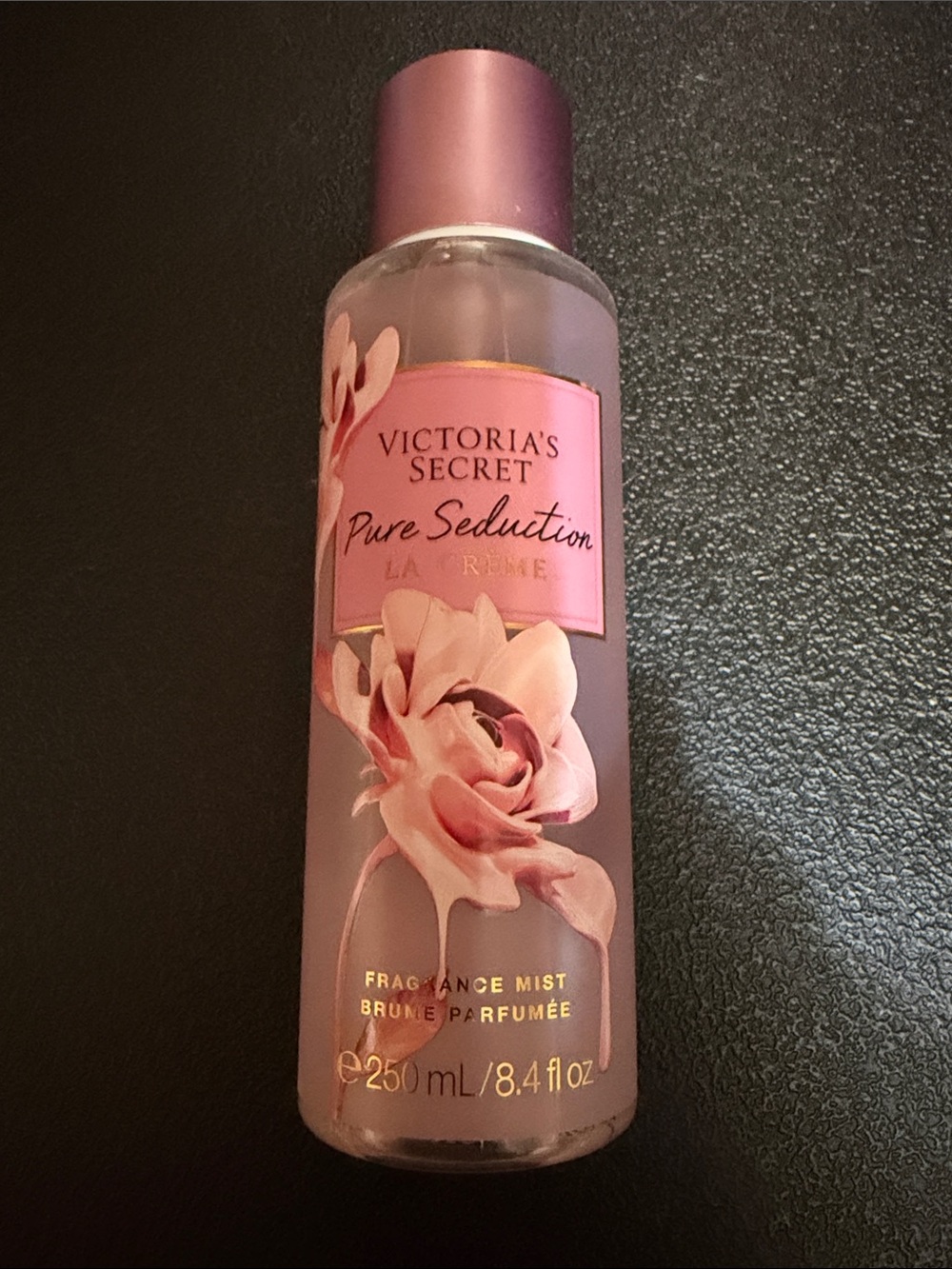 Victoria Secrets pure Seduction La Creme Fragrance Mist Bottle